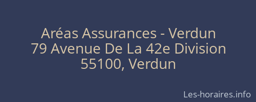 Aréas Assurances - Verdun