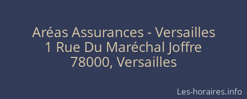 Aréas Assurances - Versailles