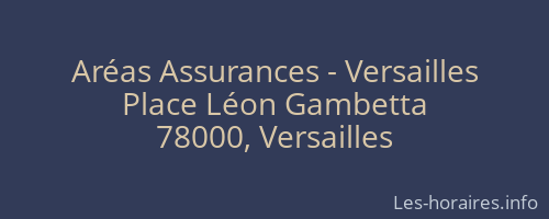 Aréas Assurances - Versailles