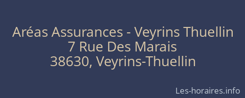 Aréas Assurances - Veyrins Thuellin