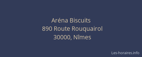Aréna Biscuits