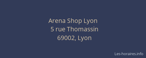 Arena Shop Lyon