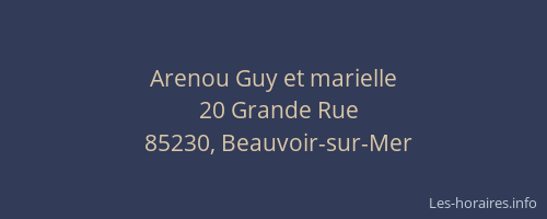 Arenou Guy et marielle