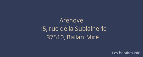 Arenove