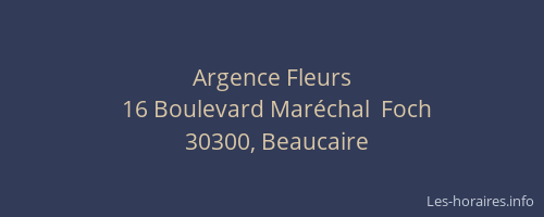 Argence Fleurs