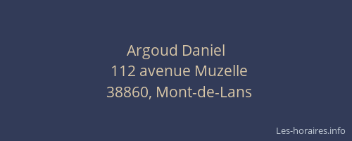 Argoud Daniel