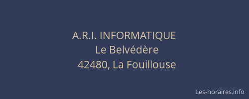 A.R.I. INFORMATIQUE
