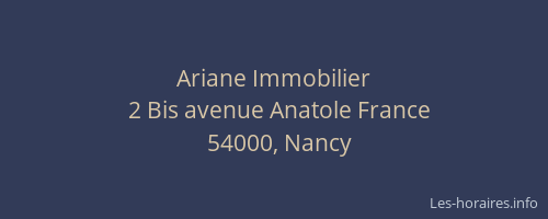 Ariane Immobilier
