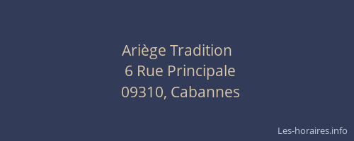 Ariège Tradition