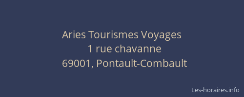 Aries Tourismes Voyages