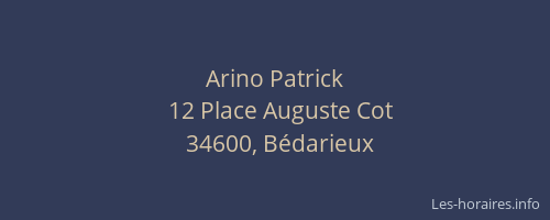 Arino Patrick
