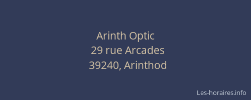 Arinth Optic