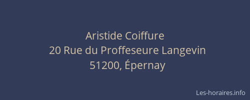 Aristide Coiffure