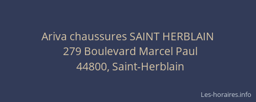 Ariva chaussures SAINT HERBLAIN