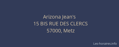 Arizona Jean's