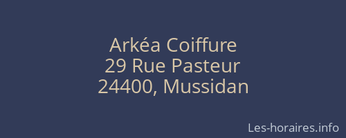 Arkéa Coiffure