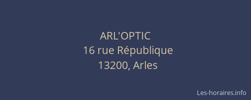 ARL'OPTIC