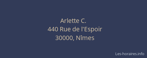 Arlette C.
