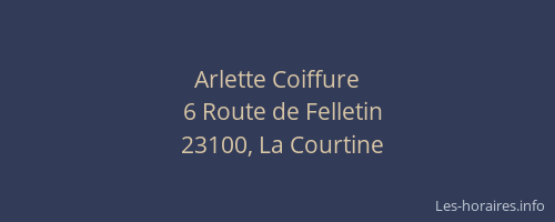 Arlette Coiffure