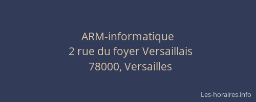 ARM-informatique