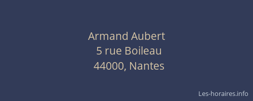 Armand Aubert