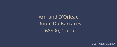 Armand D'Orleac