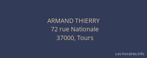 ARMAND THIERRY