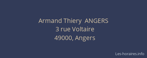 Armand Thiery  ANGERS