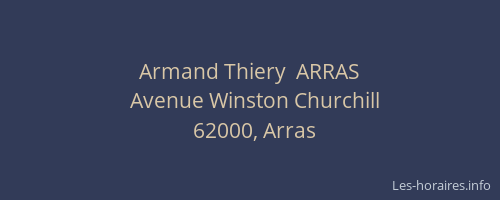 Armand Thiery  ARRAS