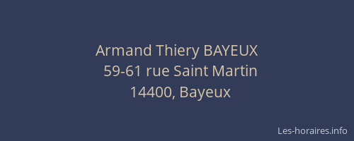 Armand Thiery BAYEUX