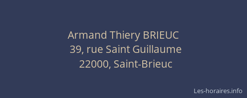 Armand Thiery BRIEUC
