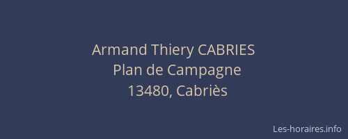 Armand Thiery CABRIES