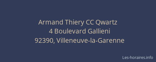Armand Thiery CC Qwartz