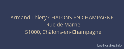Armand Thiery CHALONS EN CHAMPAGNE