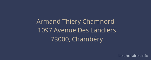 Armand Thiery Chamnord