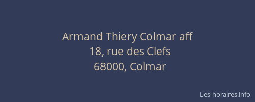 Armand Thiery Colmar aff