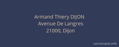 Armand Thiery DIJON