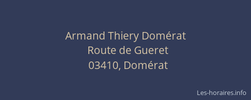 Armand Thiery Domérat