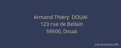 Armand Thiery  DOUAI