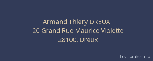 Armand Thiery DREUX