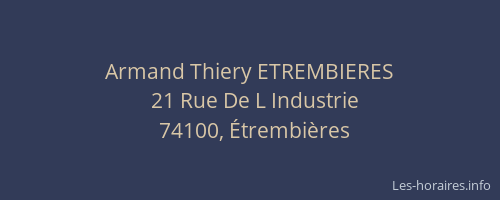 Armand Thiery ETREMBIERES