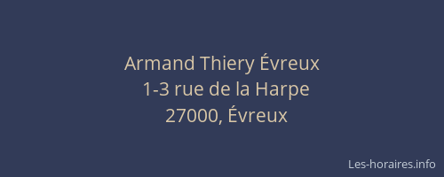 Armand Thiery Évreux