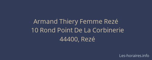 Armand Thiery Femme Rezé