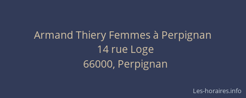 Armand Thiery Femmes à Perpignan