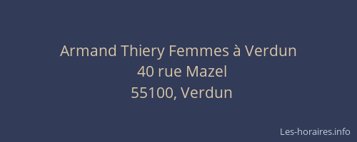 Armand Thiery Femmes &agrave; Verdun
