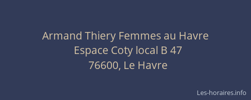 Armand Thiery Femmes au Havre