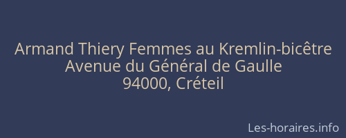Armand Thiery Femmes au Kremlin-bicêtre