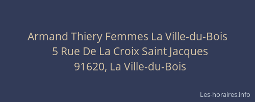 Armand Thiery Femmes La Ville-du-Bois