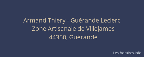 Armand Thiery - Guérande Leclerc
