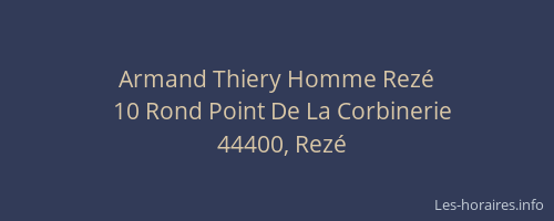 Armand Thiery Homme Rezé